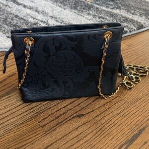 VTG Soft Black Leather Luc Benoit Purse